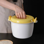 Microwave Rice Cooker Steamer Pot Pastamaker Oven Veggie Cookware Cooking Soup Pressure Pots Bowl Micro Vegetable Container