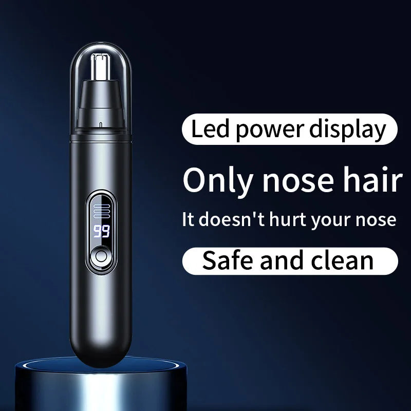Nose Hair Trimmer Painless Clipper Nose Ear Hair Eyebrow Portable Trimmer For Men Women Electric Rechargeable Nose Hair Trimmer