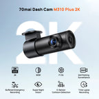 70mai Dash Cam M310 Plus 2K 1440P 143°FOV F1.55 Smart Voice Control 24H Parking Guard Night Vision 70mai M310 Plus 2K Car DVR