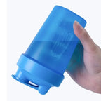 Sports Shaker Protein Bottle with steel Ball Powder Shake Cup Water Bottle Plastic Mixing Cup Body Building Exercise Bottle