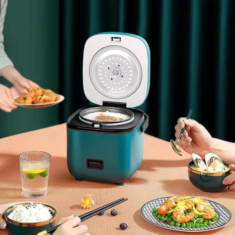 Mini Rice Cooker Automatic Household Kitchen Electric Cooking machine 1-2 People Food Warmer Steamer 1.2L Small Rice Cooker Image secondaire du produit