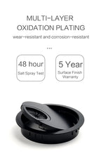 50/53/60mm Office Table Wire Hole Covers Computer Desk round metal decoration box Furniture Hardware Fittings