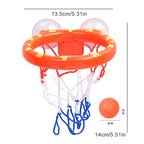 Baby Bath Toy Mini Shooting Basket Frame Toys Bathtub Shooting Basketball Play Water Game Toy Set with 3 Balls for Kids Children