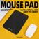 EXCO Mini Mouse Pad Office Mousepad Small with Stitched Edge Non-Slip Rubber Base for Home Laptop Computer Desk Gaming