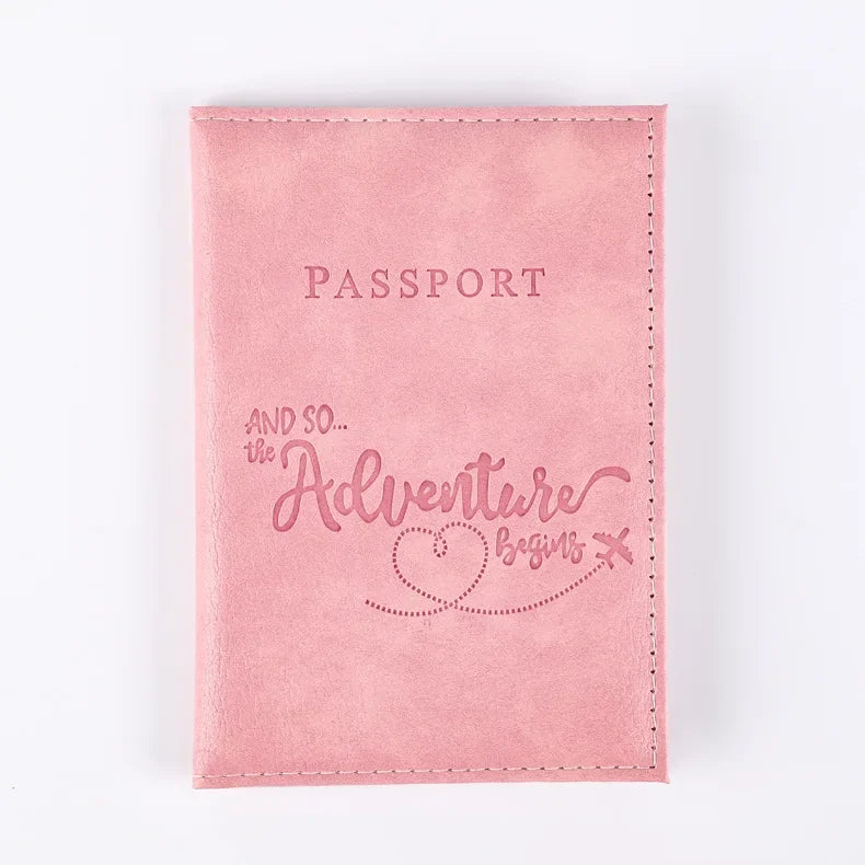 Passport Holder Wallet Cover Travel Essentials Pu Leather Card Case International Travel Accessories for Women/Men