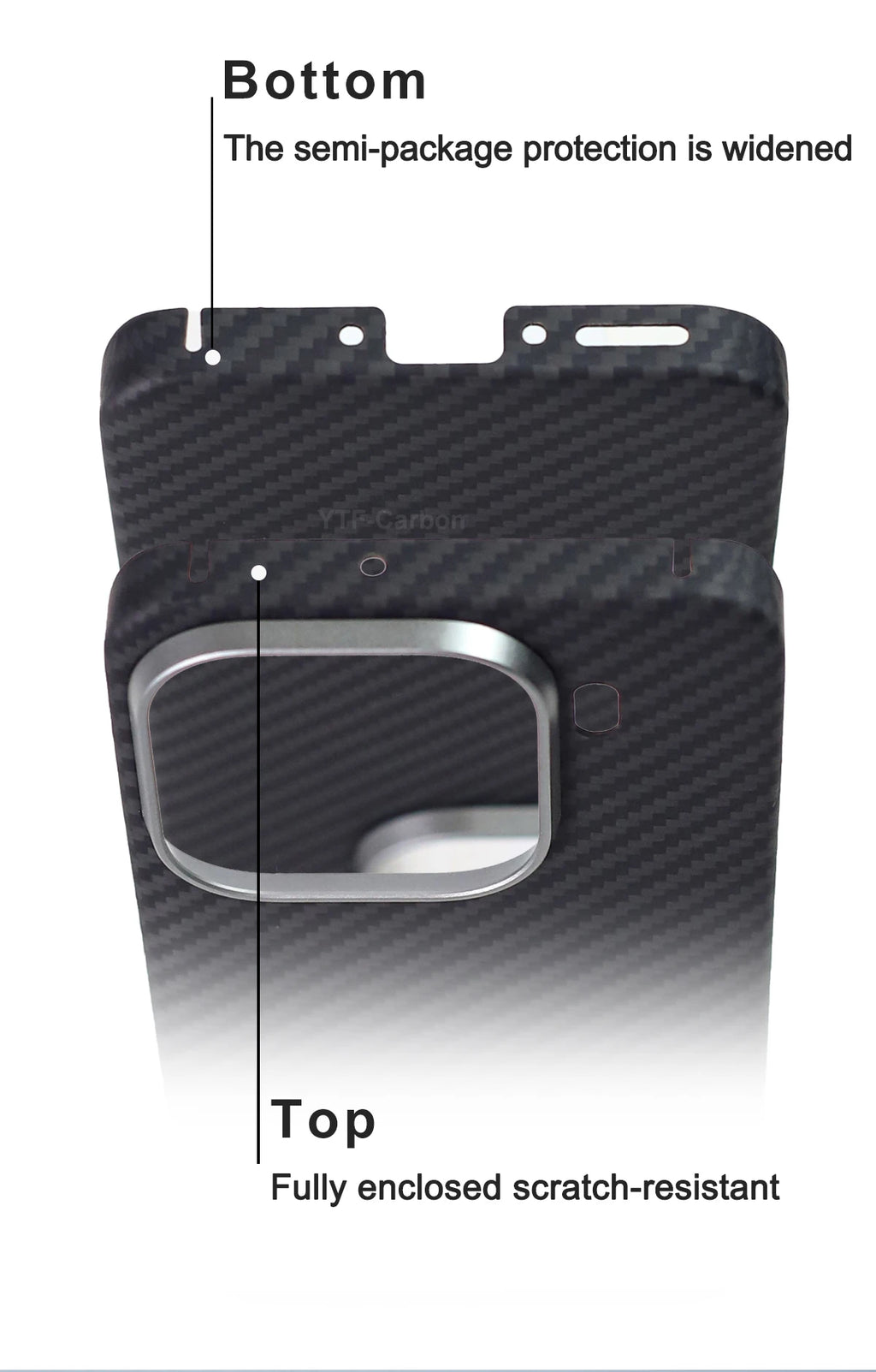 YTF-Carbon For Oppo X9 Pro Aramid Carbon Fiber Cover For Magsafe Find X9/X9s pro/X9 Ultra Cover Mobile Phone Accessories
