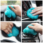 Biodegradable Auto Detailing Slime for Air Vent Console Eco-Friendly Deep Cleaning Gel for Electronics Home Office