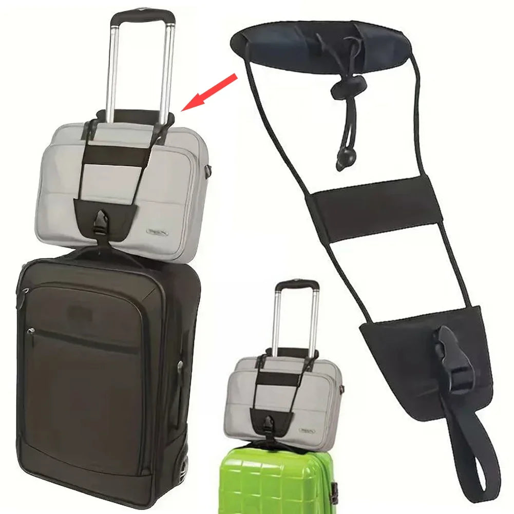 Travel Tied Black Durable Nylon Cargo Tie Down Luggage Lash Belt Strap With Cam Buckle Travel Kits Outdoor Camping Tool Secondary image