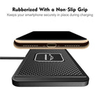 120W Wireless Charger Car Silicone Pad Stand For iPhone 17-12 Xiaomi Samsung Huawei Mobile Phone Fast Car Wireless Charging