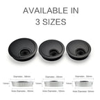 50/53/60mm Office Table Wire Hole Covers Computer Desk round metal decoration box Furniture Hardware Fittings