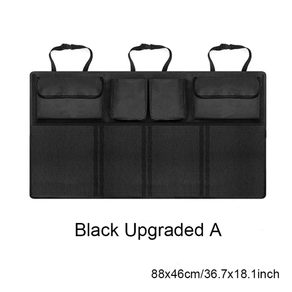 Versatile Oxford Cloth Car Trunk Storage Bag Rear Seat Back Hanging Vehicle Organizer Box for Automobile Interior