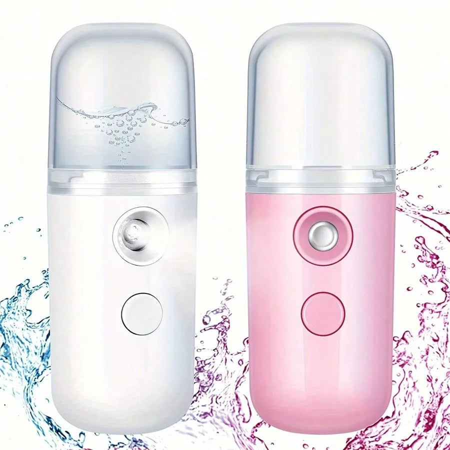 Mini Facial Steamer Spray Mister USB Humidifier Moisturizing Skincare Face Beauty Tool for Women Imagem secundária do produto