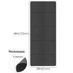 Yoga Mat Anti-skid Sports Fitness EVA Comfort Foam 4MM Thick Yoga Mat for Exercise Yoga and Pilates Gymnastics Mat