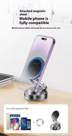 Magnetic Phone Holder for car 360° Rotatable Foldable & Adjustable Magnetic Car Mount ,Suction Cup Phone Holder for Car/Mirror