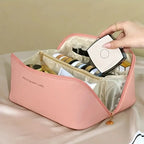 Large Capacity Makeup Bag Waterproof Cosmetic Bag Layered Storage Travel Toiletry Organizer for Cosmetics Skincare