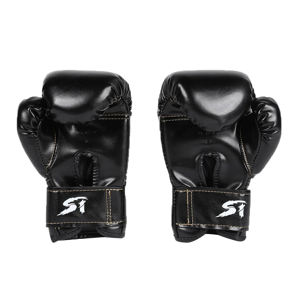 2PCS Kids Boxing Gloves Children Punch Training Sparring Kickboxing Fighting Fitness Mitts Hitting Hand Protector for Boys Girls