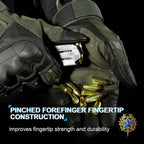 Tactical Full Finger Gloves for Men Ultimate Impact Protection Gloves Non-Slip Riding Shooting Fishing Multi-functional Gloves