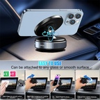 Magnetic Suction Phone Holder, Foldable and Retractable Hands-Free Suction Cup Phone Mount for Car/Gym/Mirror/Smooth Surface