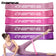 Resistance Loop Exercise Bands 5 Different Resistance Levels Elastic Band Suitable for arm Leg Stretching and Strength Training