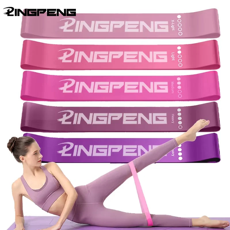 Resistance Loop Exercise Bands 5 Different Resistance Levels Elastic Band Suitable for arm Leg Stretching and Strength Training Image principale du produit