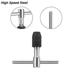 T-Handle Wrench  M3 M4 M5 M6 M8 Hand Tap Reamer Thread Tapping Tool Set Adjustable Machine Screw Thread Tapping Drill Bit