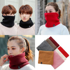 Knitted Neck Warmer Sports Scarf Fashion Soft Women Men Face Cover Winter Skating Running Hiking Scarves Thick Cold-proof Collar