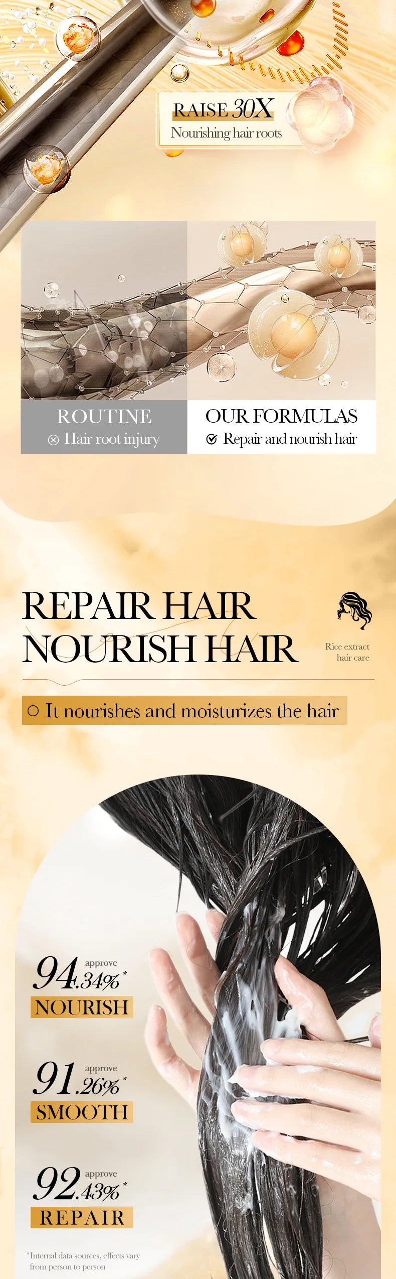 10/30/50/100/400g Magical Keratin Hair Mask 5 Seconds Repair Damaged Frizzy Hair Soft Smooth Shiny Rice Moisturizing Hair Care