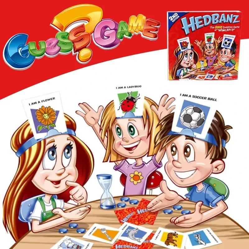 Kid Picture Guessing Board Game Who Is It Game For Kids Children Board Parent-Child Interactive Games For The Family Party games Imagen principal del producto
