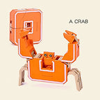 New Learning Toys 26 Letters Learnable Words Transformable  Combinable Robots Alphabet Toys For Kids Gifts Learn Play Robot Toy