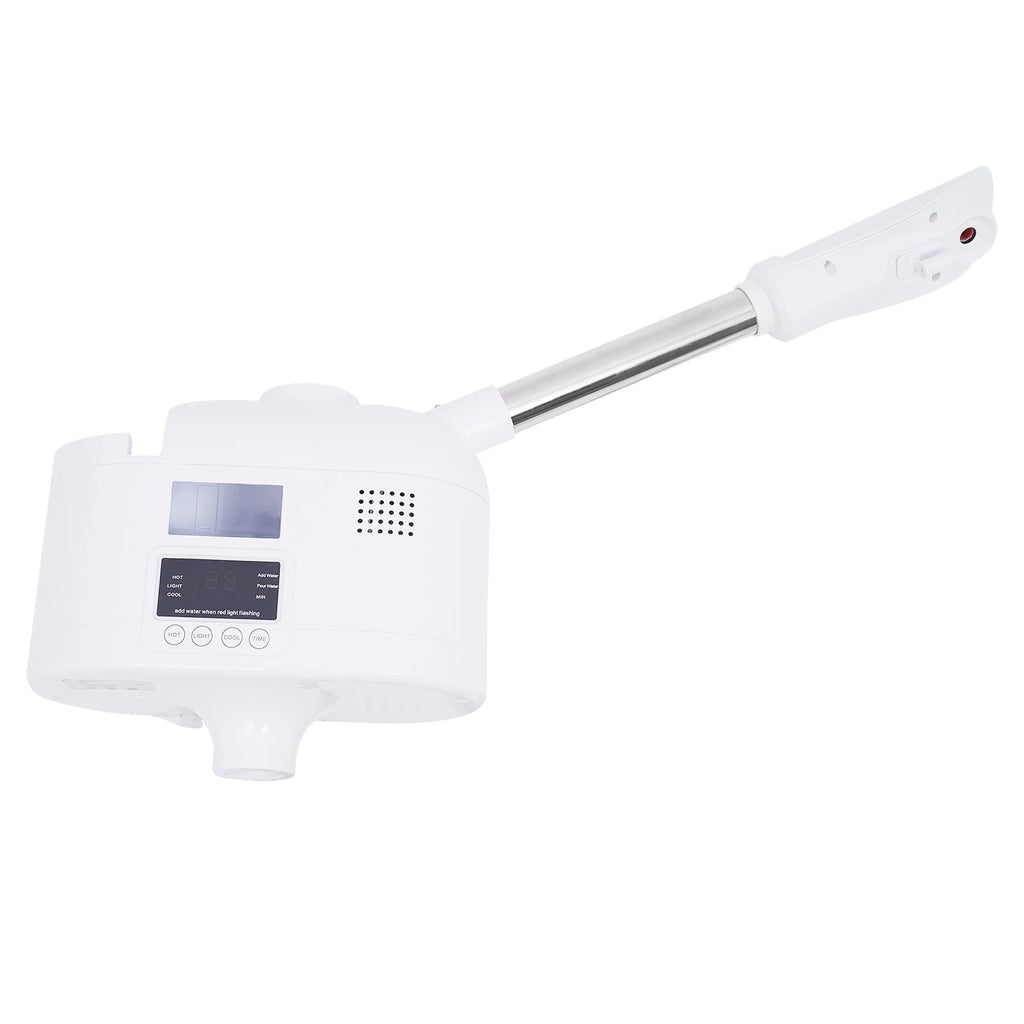 3-in-1 Facial Steamer Beautician Steamer Deep Cleaning w/Hot and Cold Nozzle LED Magnifying Lamp Beauty Salon Spa