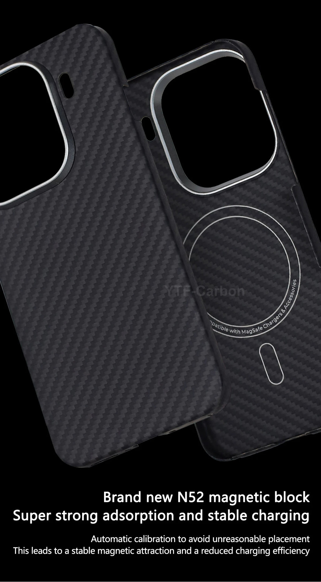 YTF-Carbon For Oppo X9 Pro Aramid Carbon Fiber Cover For Magsafe Find X9/X9s pro/X9 Ultra Cover Mobile Phone Accessories