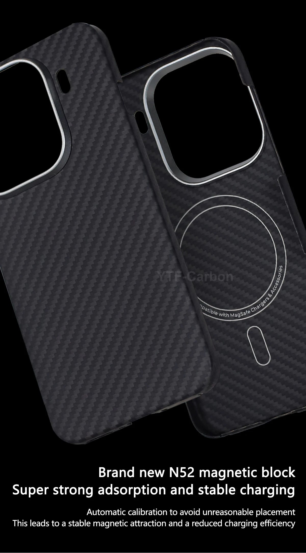 YTF-Carbon For Oppo X9 Pro Aramid Carbon Fiber Cover For Magsafe Find X9/X9s pro/X9 Ultra Cover Mobile Phone Accessories