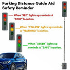 Auto Parking System Anti Collision Distance Stop Aid with Three Colors Light Car Guide Sensor Adjustable Battery Operated