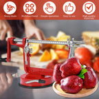 3 In 1 Fruit Peeler Machine Hand Crank Fruit Slicer Corer Apple Skin Cutter Peeling Tool Sharp Fruit Peel Remover Kitchen Gadget