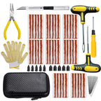 Car Motorcycle Tire Repair Kit Puncture Plug Tools Tyre Puncture Emergency for Tire Strips Stirring Glue Repair Tool Kit