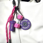 Fitness Keychain for Gym Lovers Premium Gift Sports Enthusiasts Accessories for Workout Bags Water Bottles D-shaped Buckle