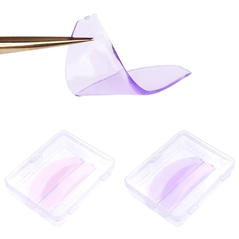 1 Pair Silicone Lash Perm Pads Softening Lifting Lashes Rods Shield Self-adhesive 3D Eyelash Curler Accessories Makeup Tools Image principale du produit