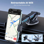 TOPK Car Phone Holder Air Vent Suction Cup Mount for iPhone Xiaomi Samsung Auto Mobile Support GPS Stand Dashboard Bracket