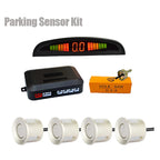 Car LED Parking Sensor Kit with 4 Radar Accurate Digital Display of Obstacle Distance Alarm Parktronic Kit Suitable For Most Car