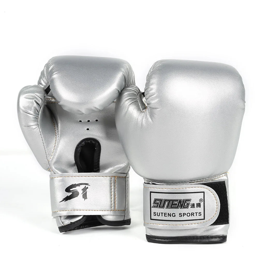 2PCS Kids Boxing Gloves Children Punch Training Sparring Kickboxing Fighting Fitness Mitts Hitting Hand Protector for Boys Girls