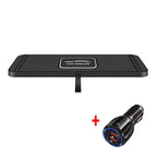120W Wireless Charger Car Silicone Pad Stand For iPhone 17-12 Xiaomi Samsung Huawei Mobile Phone Fast Car Wireless Charging