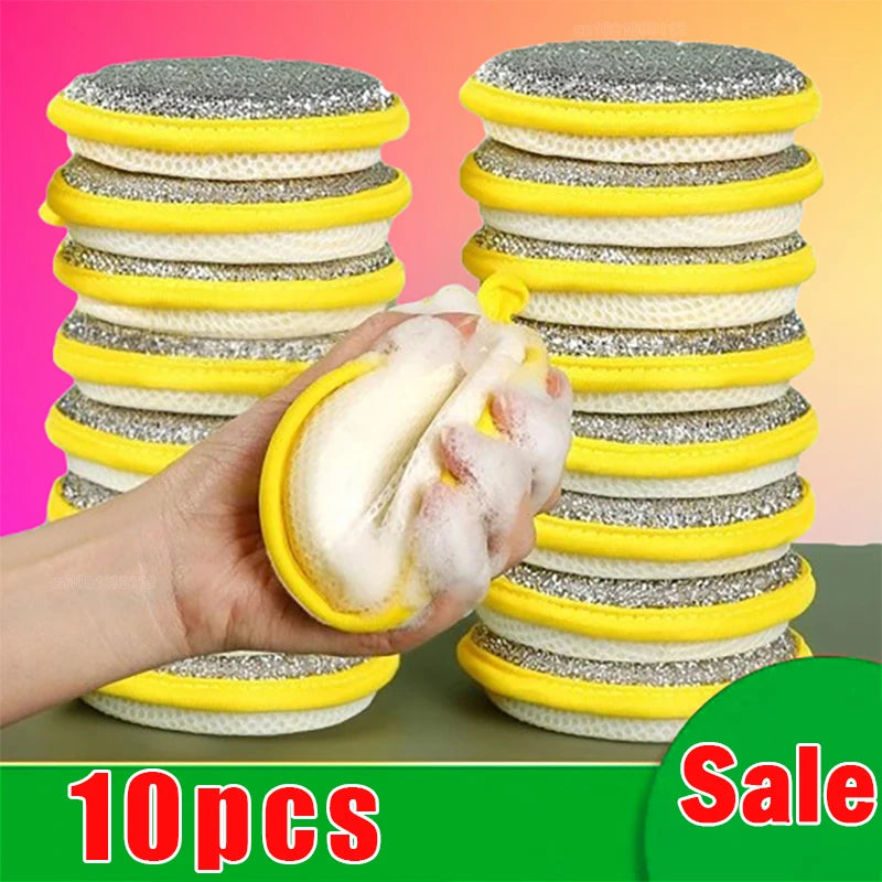 5/10/20Pcs Double Side Dishwashing Sponge Dish Washing Brush Pan Pot Dish Wash Sponges Household Cleaning Kitchen Tools Imagen principal del producto