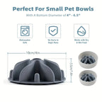 1Pc Soft Silicone Slow Feeder Puzzle Dog Bowl Insert-Stimulates Mind & Promotes Healthy Digestion Suitable for all sizes