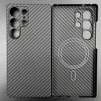 Carbon Fiber Case For Samsung Galaxy S25 Ultra/S25+/S25/S25 Edge Lens Camera Protection Aramid Fiber Cover Lightweight Slim Case