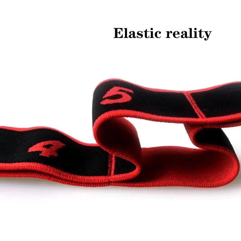 Fitness Exercise Women Man Latin Dance Elastic Stretch Belt Exercise Pull Strap Sports Yoga Resistance Band For Body Building Image secondaire du produit