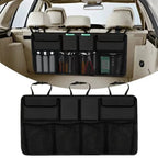 Versatile Oxford Cloth Car Trunk Storage Bag Rear Seat Back Hanging Vehicle Organizer Box for Automobile Interior