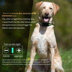Dog Training Collar Anti-barking Collar Automatic Anti Bark Dog Collar USB Rechargeable Dog Trainer Electric Shock Beep