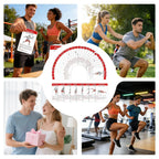 Workout Cards Deck 36 Pieces High-Definition Portable Cards Training Exercises Guide for Women Men Beginners Home Gym Outdoor