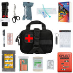 IFAK Trauma Kit First Aid Pouch Emergency Tourniquet Chest Seal Survival Gear and Equipment with Molle Car Travel Hiking