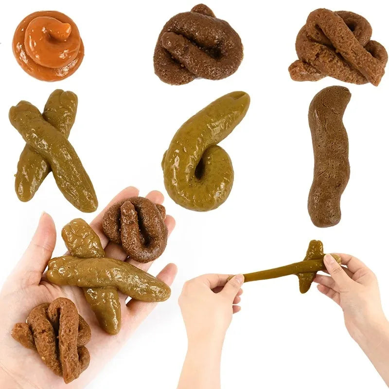 Realistic Shit Safe And Soft Plastic Fake Poop Funny Tricky Toys Pranks Gag Joke Games Party Gift Antistress Gadget Squish Toy Main image